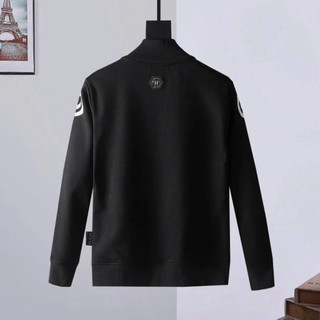 Áo Bomber Hổ Trắng Đính Đá Philipp | Áo Khoác Nỉ Logo QP Dày Dặn Dáng Rộng Nam Nữ New 2025