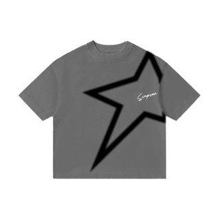 Áo Thun Boxy In Ngôi Sao SIMPSON Local Brand Unisex Nam Nữ Oversize New 2025