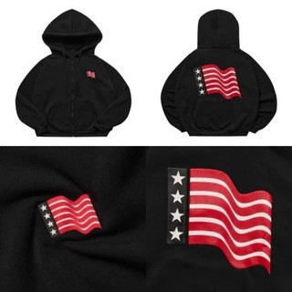Áo Hooide zip Cờ Mỹ Logo lá cờ hottrend 2025 - Áo hoodie Nam Nữ kiểu dáng trẻ trung hot New 2025