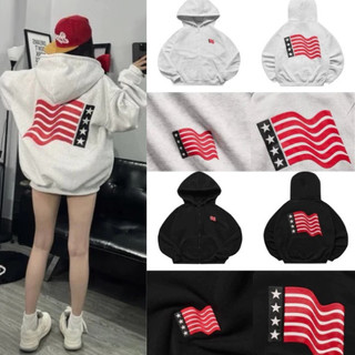 Áo Hooide zip Cờ Mỹ Logo lá cờ hottrend 2025 - Áo hoodie Nam Nữ kiểu dáng trẻ trung hot New 2025
