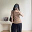 XẢ HÀNG GIÁ GỐC Áo thun tăm lệch vai Miha Studio