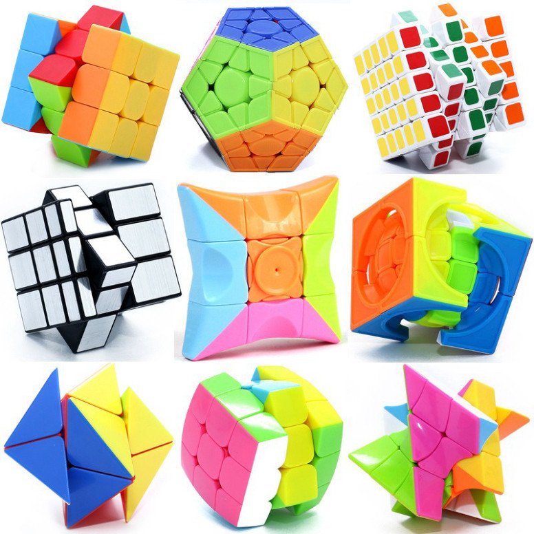 Rubik meilong/qiyi 2x2 3x3 4x4 5x5 6x6 7x7 2x3 Skewb Dino Pyraminx ...