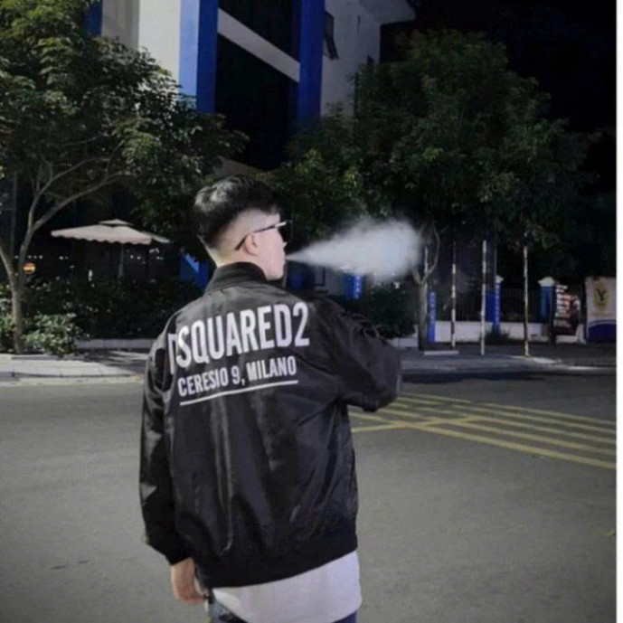 Áo Khoác Gió Nam Dsq In Chữ Trước Sau,  Áo Khoác Bomber Nam Nữ  Chất gió 2 lớp  Boy Phố Đẹp Đỉnh Boy Phố 2025