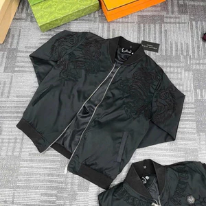 Áo Khoác Bomber Gió Philipp PleinThêu Hổ 2 Bên Siêu Đẹp - Nam Nữ Chất gió 2 lớp Siêu Đẹp Boy Phố 2025