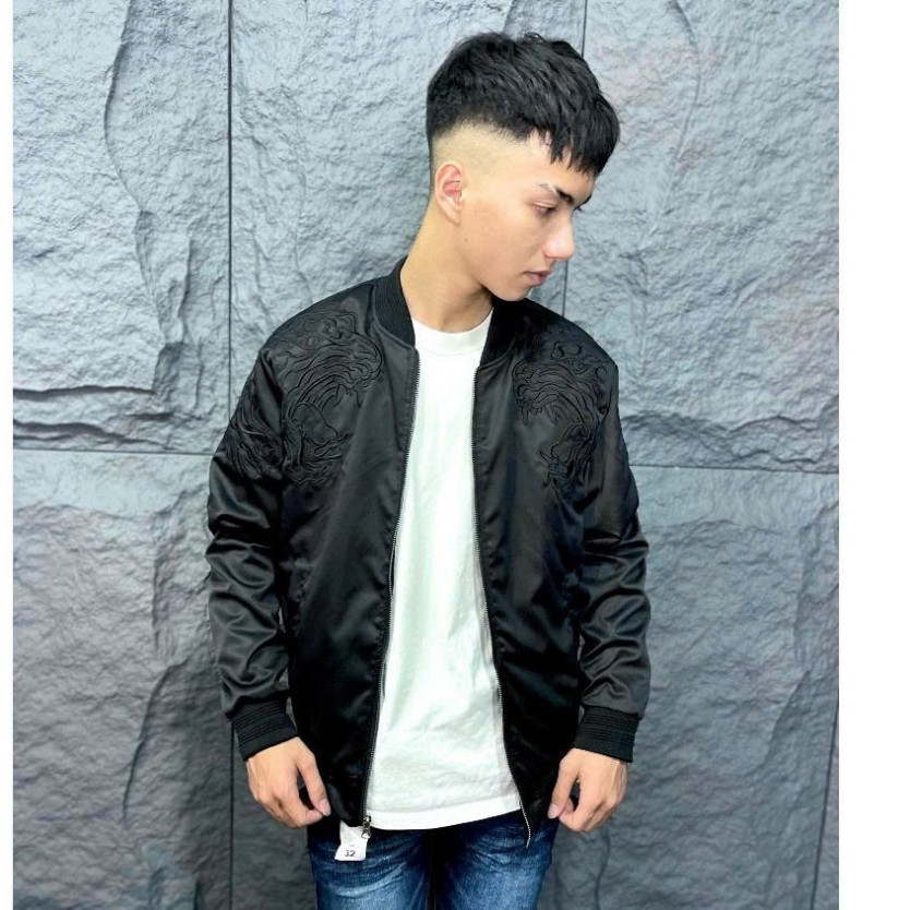 Áo Khoác Bomber Gió  Philipp PleinThêu Hổ 2 Bên Siêu Đẹp - Nam Nữ Chất gió 2 lớp  Siêu Đẹp Boy Phố 2025