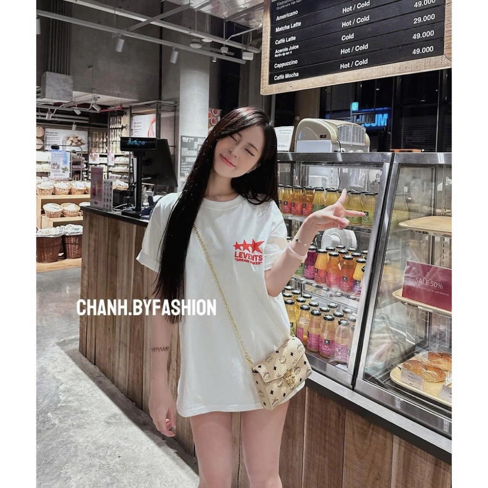Áo Thun Nam Nữ Le Vents in Ngôi Sao Vải Cotton 2 Chiều Thoán Mát Form Rộng Hót 2025 Boy Phố 2025