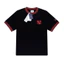 Áo Thun Tay Lỡ Thêu Chữ N .Y Phối Cổ Đỏ Form Rộng Unisex --Nam Nữ Chất Cotton Boy Phố 2025
