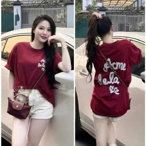 Áo thun A.DH .L.V Màu Đỏ -- Áo phông Nam Nữ from rộn chất cotton co giãn 2 chiều hót nhất 2025 Boy Phố 2025