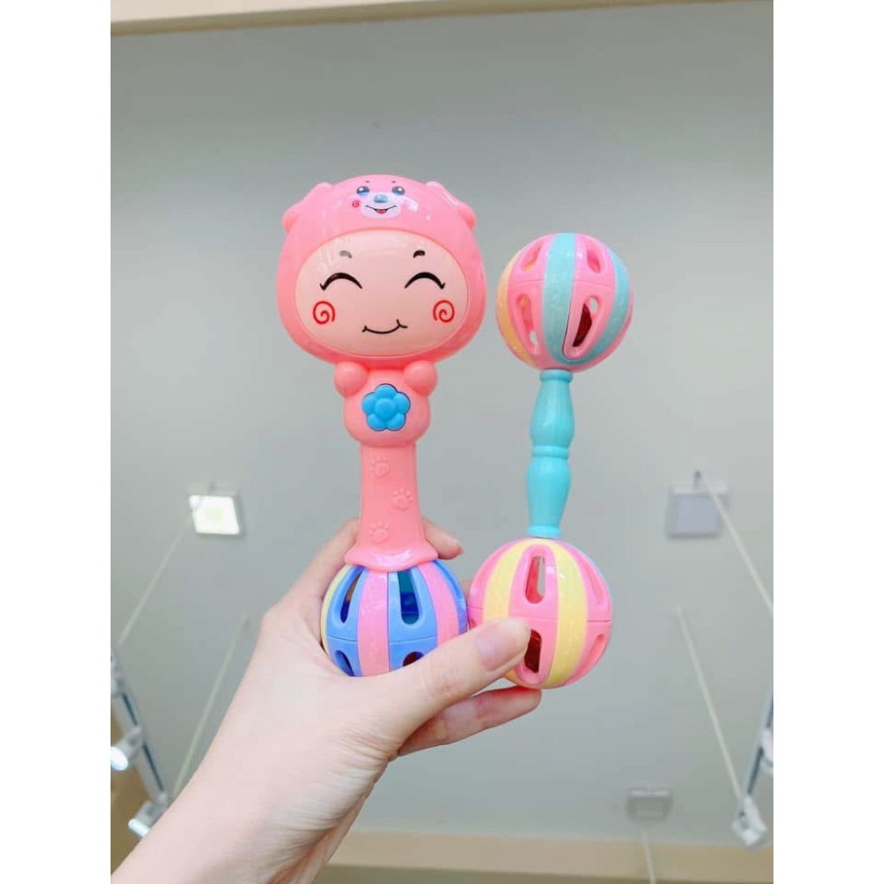 xúc xắc 7 món hình con vật, đồ chơi cho trẻ sơ sinh kích thích thính giác và thị giác cho bé yêu