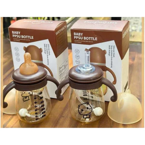 Bình sữa cho bé hình Mèo chất liệu PPSU 240 - 300ml an toàn cho bé yêu 2025