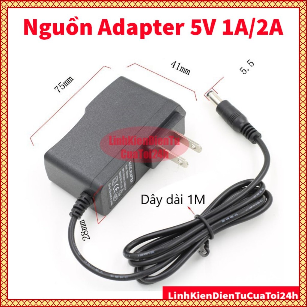 [RẺ VÔ ĐỊCH] Nguồn Adapter 5V 1A/2A Nguồn DC, Bộ Đổi Nguồn AC-DC - Đầu ...