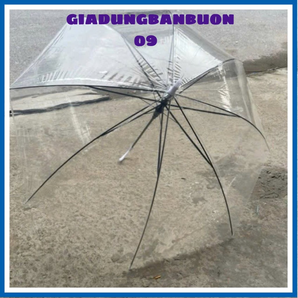 Ô TRONG SUỐT BỀN ĐẸP CHE MƯA CHỤP ẢNH THỜI TRANG - Ô Đi Mưa Phong Cách Hàn Quốc Trẻ Trung,Dù Trong Suốt Cầm Tay Gấp Gọn