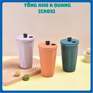LY GIỮ NHIỆT KÈM ỐNG HÚT TIỆN LỢI MANG THEO - Cốc Giữ Nhiệt Inox 304 Sang Trọng,Ly Kèm Nắp 600ml Chống Tràn Thông Minh