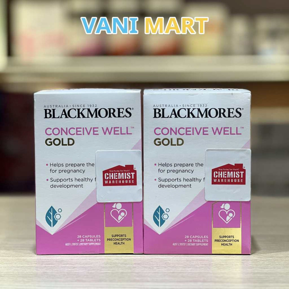 [CHÍNH HÃNG] Viên uống bổ trứng Conceive Well Gold Blackmores Úc kích thích rụng trứng tăng khả năng thụ t