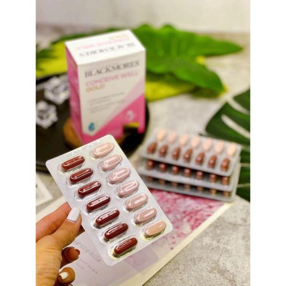 [CHÍNH HÃNG] Viên uống bổ trứng Conceive Well Gold Blackmores Úc kích thích rụng trứng tăng khả năng thụ t