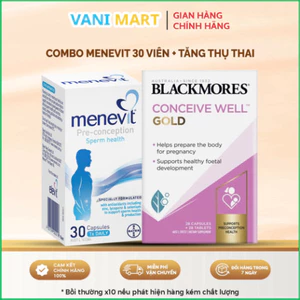 Chính Hãng - Combo Menevit Cho Nam Giới + Bổ Trứng Blackmores Cho Nữ
