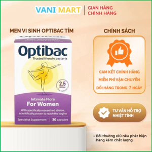Chính Hãng - [ HÀNG NHẬP KHẨU ] Men Vi Sinh Phụ Khoa Optibac For Women bổ sung lợi khuẩn, chăm sóc vùng kín