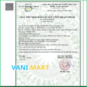 Chính Hãng - Vitamin tổng hợp cho bà bầu Nature Made Prenatal Folic Acid+DHA của Mỹ Giúp bổ sung vitamin và khoáng chất