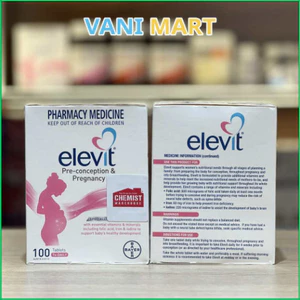 Chính Hãng - [HÀNG NHẬP KHẨU ] Viên uống Elevit bầu Úc bổ sung vitamin tổng hợp, sắt, acid folic cho mẹ bầu