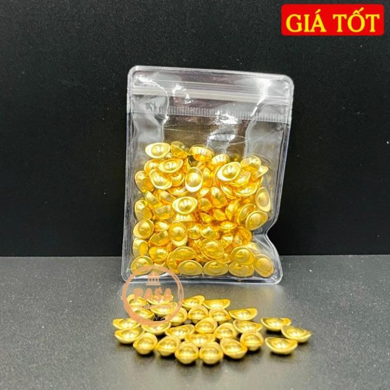[RƯỚC LỘC] Thỏi Vàng Mini 1cm Trang Trí Bàn Th.ờ, Phòng Làm Việc ...