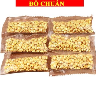 < chiêu tài > Sỉ Combo 100 Thỏi Vàng Nén Mini 1cm Bỏ Chum Tụ Bảo Chiêu Tài Lộc
