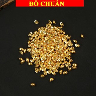 < chiêu tài > Sỉ Combo 100 Thỏi Vàng Nén Mini 1cm Bỏ Chum Tụ Bảo Chiêu Tài Lộc