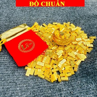 < chiêu tài > Túi Lộc Và Cây Vàng 9999 Mini ( Combo 20 , 50 Thỏi ) Trang Trí Phong Thủy, Để Két Sắt