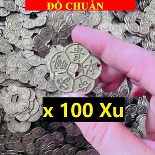 < chiêu tài > SỈ 100 Đồng xu hoa mai Cổ 3cm phong thuỷ , sỉ số lượng lớn