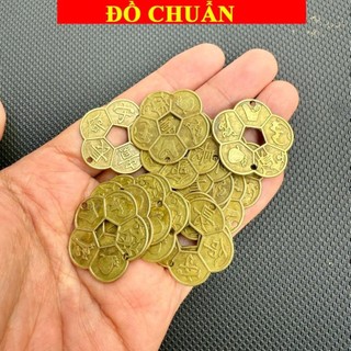 < chiêu tài > SỈ 100 Đồng xu hoa mai Cổ 3cm phong thuỷ , sỉ số lượng lớn