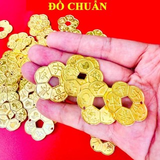 < chiêu tài > Sỉ SLL Túi 20 Xu Hoa Mai Chiêu Tài May Mắn, Kích Tài Lộc Khai Vận
