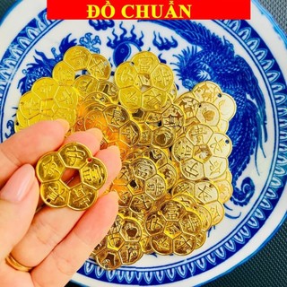 < chiêu tài > Sỉ SLL Túi 20 Xu Hoa Mai Chiêu Tài May Mắn, Kích Tài Lộc Khai Vận