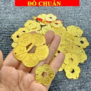 < chiêu tài > Sỉ SLL Túi 20 Xu Hoa Mai Chiêu Tài May Mắn, Kích Tài Lộc Khai Vận