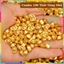 Sỉ Combo 100 Thỏi Vàng Nén Mini 1cm Bỏ Chum Tụ Bảo Chiêu Tài Lộc
