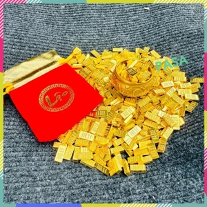 Túi Lộc Và Cây Vàng Mini Trang Trí Phong Thủy, Để Két Sắt