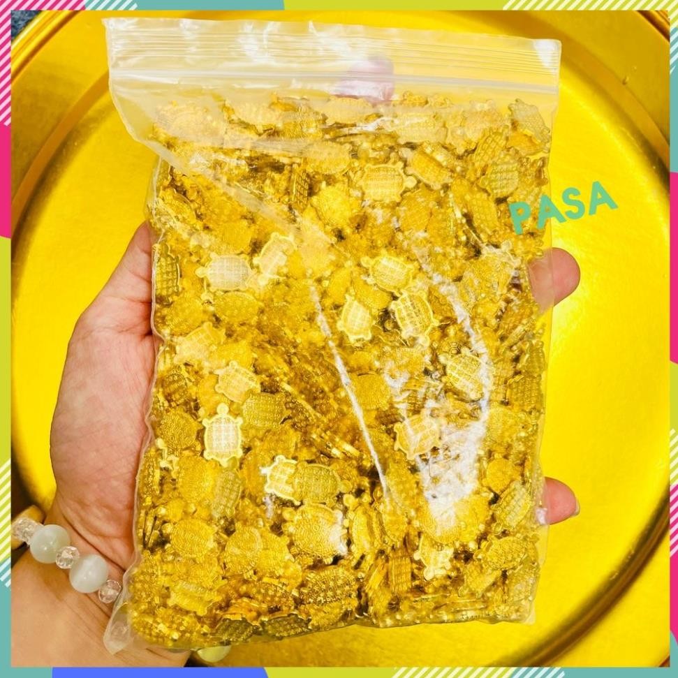 [LOẠI 1] Rùa Vàng Phong Thủy May Mắn, Tà.i Lộc Để Ốp Điện Thoại, Két Sắt