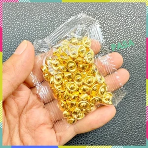 Combo 200 300 thỏi vàng mini , nhựa xi vàng, trang trí bàn thần tài size 1cm trang trí, decor