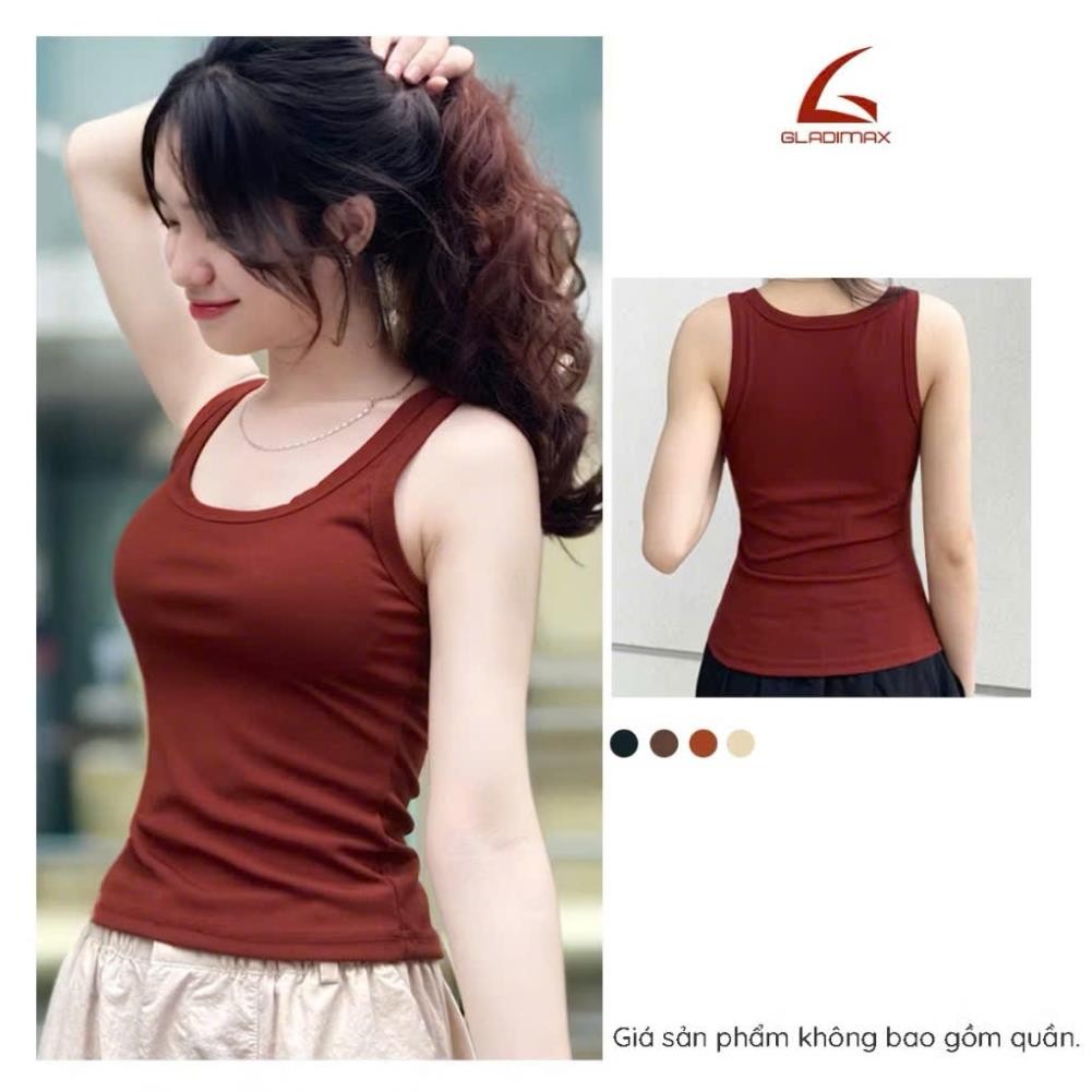 [ NEW ] Áo Thun Ba Lỗ T868 Gladimax – Tăm Hàn Nhẹ Mát, Dáng Chuẩn Thời Trang