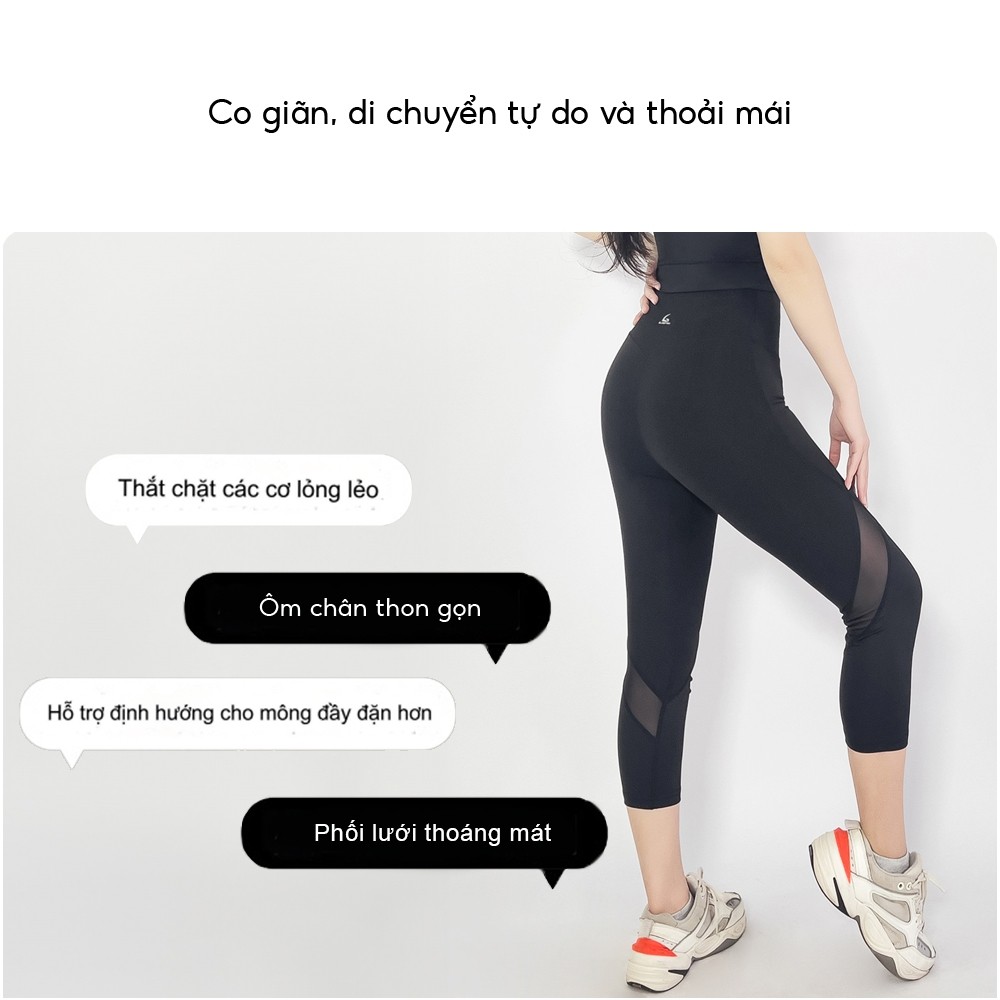 Quần Legging Nữ GVT120 Thời Trang Hottrend Gladimax, Quần Thể Thao Legging Cạp Cao Nâng Vòng 3 Phối Màu Tôn Dáng