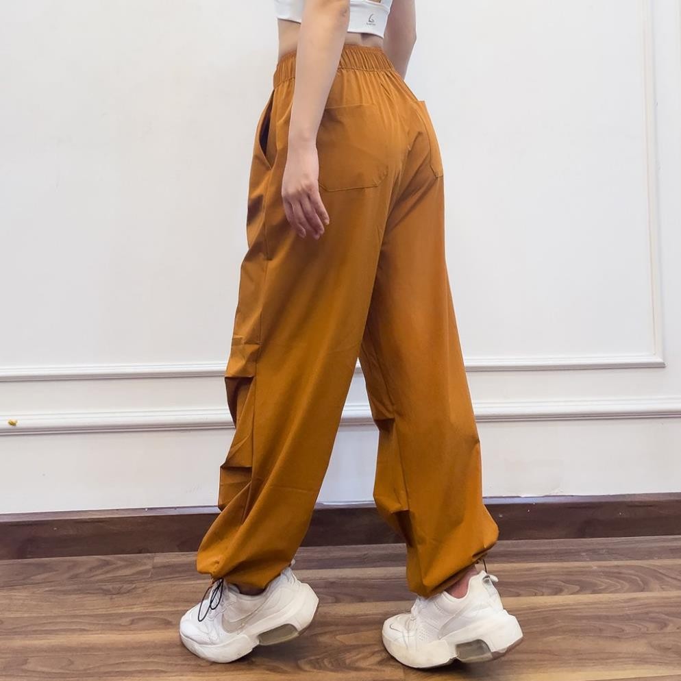 Quần jogger gió mát lạnh GN88 thiết kế xếp ly cá tính có giây điểu chỉnh ông quần by Gladimax