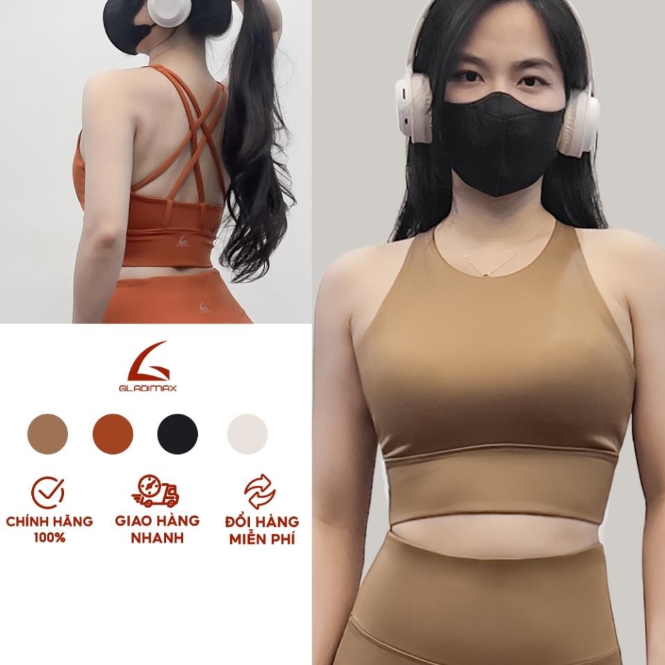 Áo Bra Thể Thao Nữ BI09 Thời Trang Hottrend Gladimax, Áo Tập Gym Yoga Thoáng Mát Năng Động