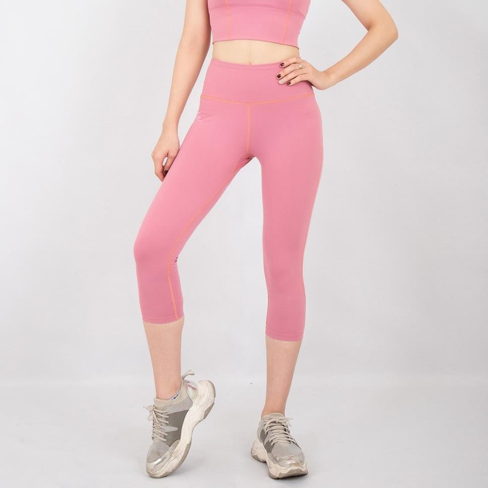 Quần leggings lửng Genmax V3 form ôm, co giãn 4 chiều, cạp cao tôn dáng - Chính hãng Gladimax