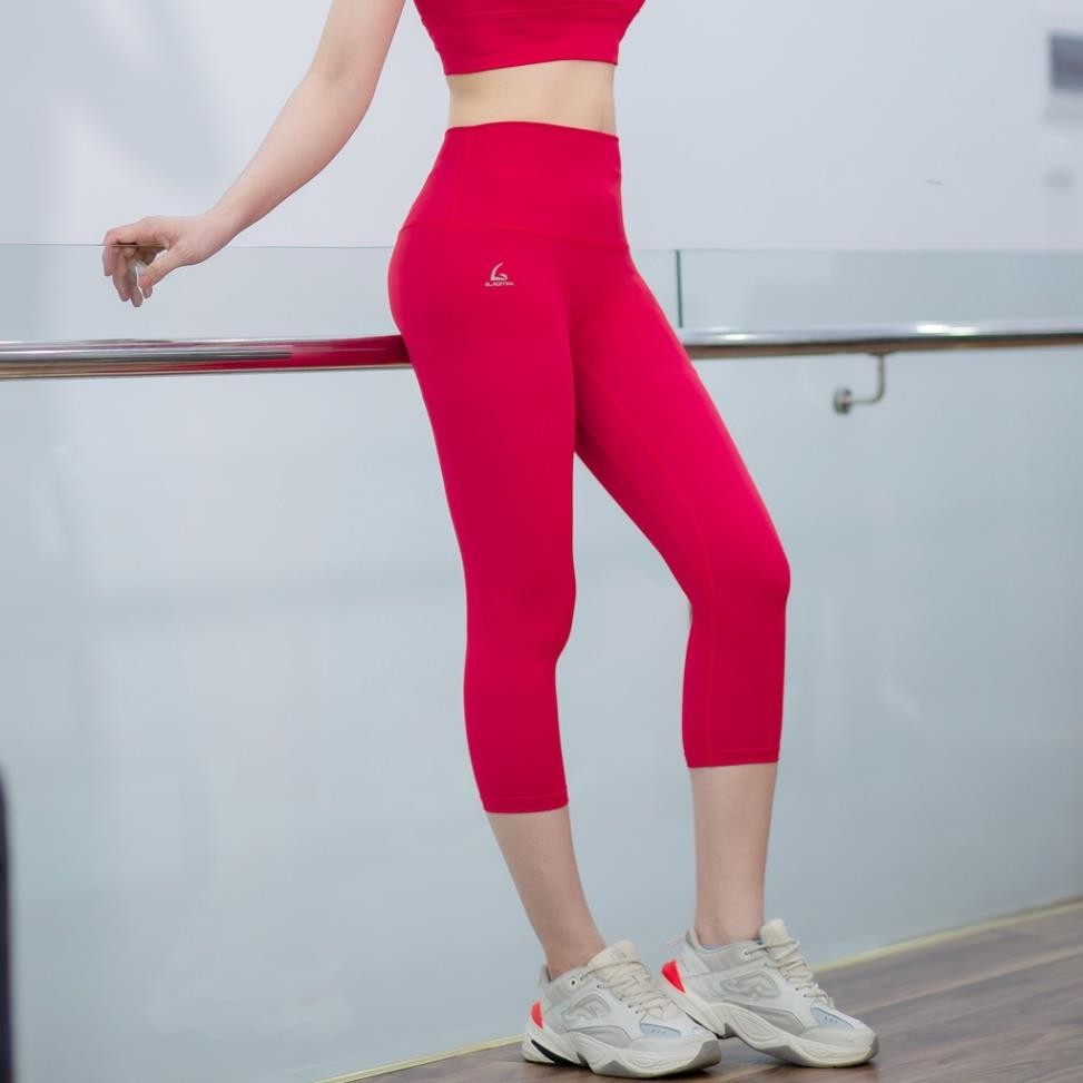 Quần thể thao Gladimax S-Legging GLT03 Lửng Tim Mông bản cao cấp lưng cao, ôm mông, tôn dáng