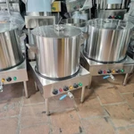 Nồi phở bằng điện 50 lít , nồi hầm xương, Thân nồi inox dày 1ly, Inox 2 lớp cách nhiệt hoàn toàn inox 304 — ảnh 2
