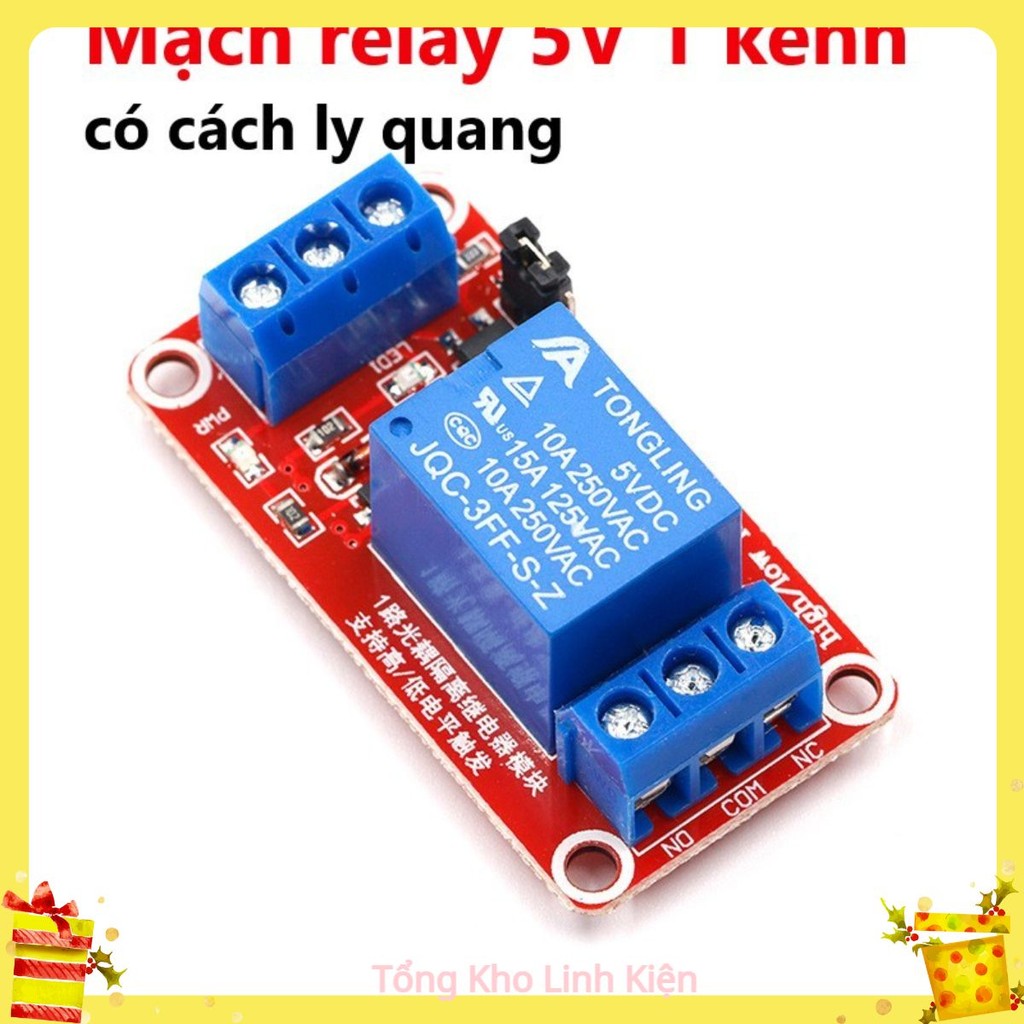 Mạch relay 5V 1 kênh, 12V 1 kênh, 24V 1 kênh có cách ly quang | Shopee ...