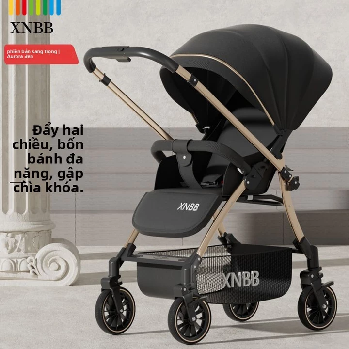 Xe đẩy em bé gấp gọn nhẹ, xe đẩy hai chiều cho trẻ sơ sinh, xe đẩy em bé gấp gọn cho trẻ em đi chơi