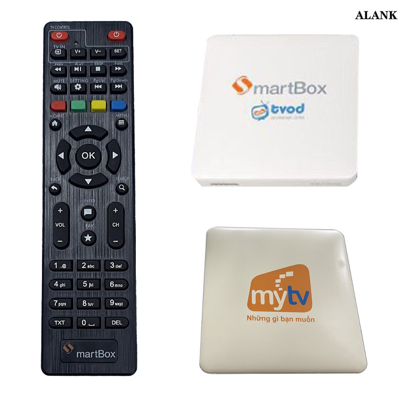 ALANK Remote điều khiển đầu thu SMARTBOX Android TiVi Mytv VNPT Smart ...