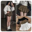 •𝓜𝓸𝓼𝓼 𝓑𝓮𝓵𝓵𝓮 𝓢𝓴𝓲𝓻𝓽• Chân Váy NGẮN Tầng Y2K hack dáng trendy phù hợp đi