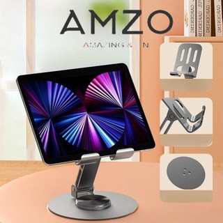 AMZO_ GIÁ ĐỠ ĐIỆN THOẠI MÁY TÍNH BẢNG IPAD HỢP KIM XOAY 360 ĐỘ LINH HOẠT, GẤP GỌN CHẮC CHẮN