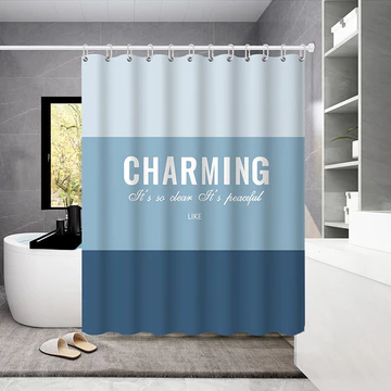 Rèm tắm dày, chống nước, rèm cửa ngăn, rèm tắm treo, rèm cửa sổ, bộ không cần khoan