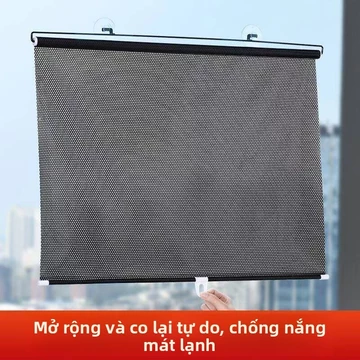 Rèm cuốn kéo, rèm cửa sổ bếp, rèm che nắng ban công, rèm chắn sáng, bảo vệ nắng, cách nhiệt, lắp đặt không cần khoan